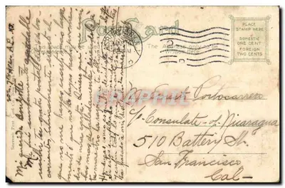 Seventh Ave. & Beach, Asbury Park, N.J. — vue de plage avec parasols colorés — éditeur 'Souvenir Post Card Co.' n° 2521 — Verso