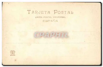 Tarjeta postal antigua Cartuja de Miraflores — Burgos — Colección D'ASLOC — Reverso