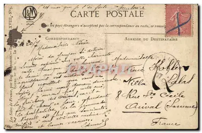 Bourg-de-Batz — Le Port — Lug Sauvagey — Achterkant
