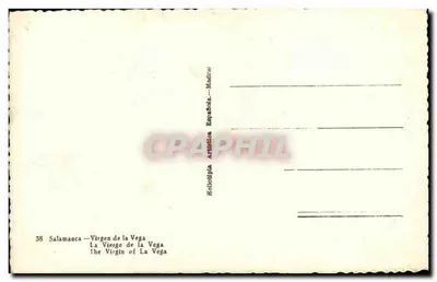 A Virgem da Vega — Salamanca — Héloïdaïpa, Madrid, n°38 — Verso