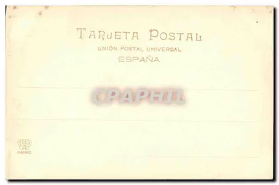 Aranjuez — Fontanna Hercuła — Hauser y Menet, n° 771 — Rewers