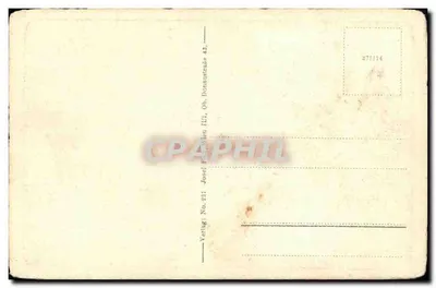 Votivkirche — Viena — editor Josef Posch, n° 221 — Verso