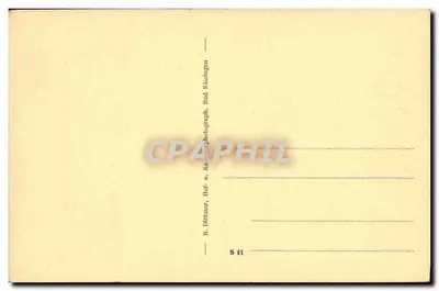 Bad Kissingen — Pokój spania Bismarcka — B. Dittmar, Hof- u. Kammerphotograph — Rewers