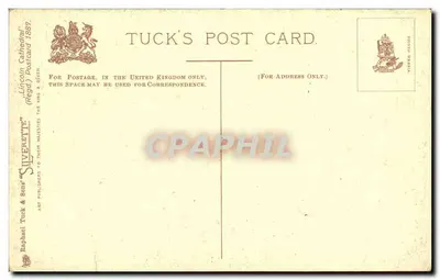 Catedral de Lincoln, Frente Oeste — Tuck & Son, Lincoln Cathedral Postcard — Verso