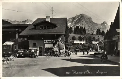Villars/Bex — A estação — Edição Fot. Perrochet, Lausana