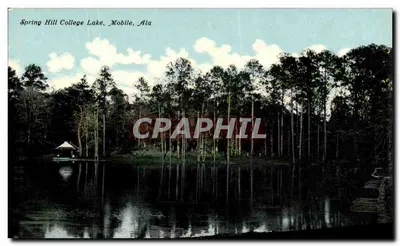Lago do Spring Hill College, Mobile, Ala — editor S. H. Kriess & Co.