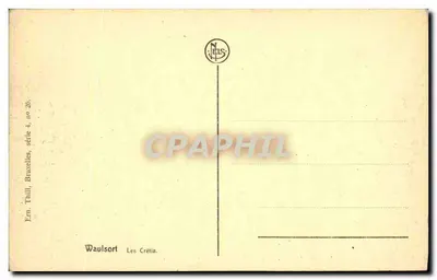 Waulsort — Les Crétiâ — Editor Neils, série 4, n° 26 — Verso