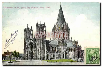 Catedral de São João o Divino, Nova Iorque — Successa Post Card Co., N° 1077