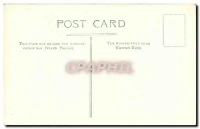 Bilhete postal antigo The Row Bridge Street Chester — Verso