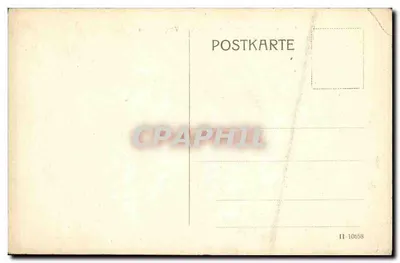 Drei-Aehren en de omgeving vanuit een luchtfoto — E. Felle, 1909 — Achterkant