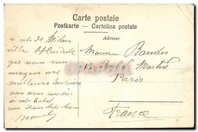 Lugano — Hôtels Splendide et Bellevue — Wehrli A.-G., Kilchberg-Zürich — Verso