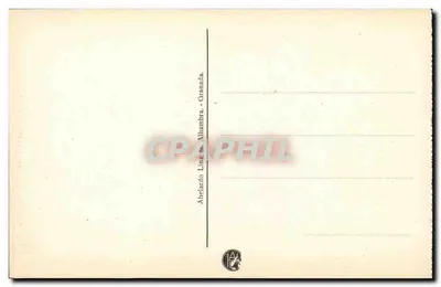 Granada — Alhambra: Mirador de Lindaraja — wydawca Abetardo Linares — Rewers