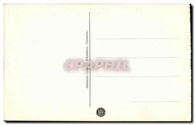 Granada — Widok z Wieży Vela — Abelardo Linares, nr 39 — Rewers