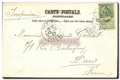Bruxelas. Rue Neuve, 54-56. As Casas das Corporações — Cohn-Donnay et Cie — Verso