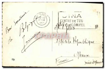 Dinant — Citadelle, Meuse i Collegiata N.-D. — wydawca O.L.V. n°99 — Rewers