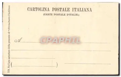 Rzym. Tempio di Castore e Polluce — Ernesto Richter, Via Serpenti 170 — nr 105 — Rewers