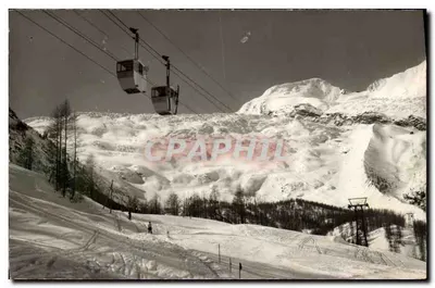 Saas-Fee-Spiellboden (Langefluh) — teleférico — editor Thor Egyger & Klepfenstein