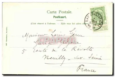 Namur — Panorama Nr 2 — Wydawnictwo Boujour Hénar — Rewers