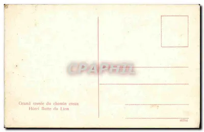 A Guarda morre e não se rende — cena de batalha — Hotel Butte du Lion, n° 46764 — Verso