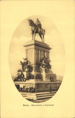 Rzym — Pomnik Garibaldiego — wydawca Fototipia Alterocca — Terni, nr 47