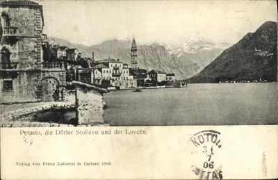 Perasto, os vilarejos de Stolievo e do Lovćen — Verlag von Franz Laforest in Cattaro 1906