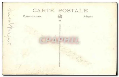 Castelo de Montségur — ruínas e torre — editor não identificado — Verso