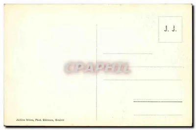 Vevey — Rond Point Melchers e a Dent du Midi — J.J. 9216 — Verso