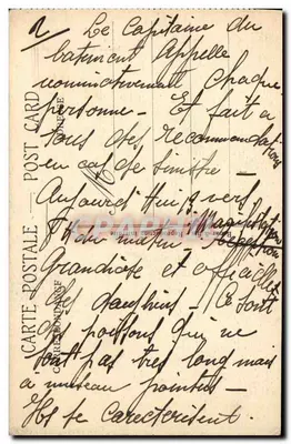 Port-Saïd — Estátua de Ferdinand de Lesseps — editor não identificado — Verso