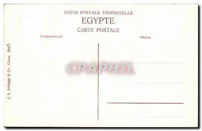 Vista geral de Port Said — No. 33 — J. S. Antippa & Co. Cairo — Verso