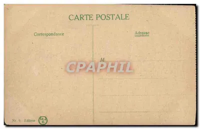 Konstantinopel. Roumeli Hissar — Ansicht des Schlosses und des Bosporus — Verlag M.J.C., Nr. 9 — Rückseite