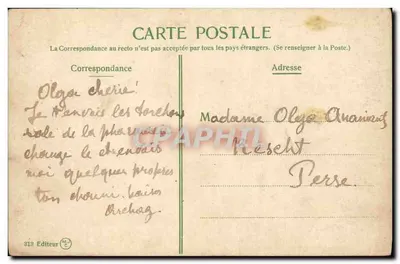 Porta do Palácio de Dolma-Baghtché — Constantinopla — Editor 318 — Verso