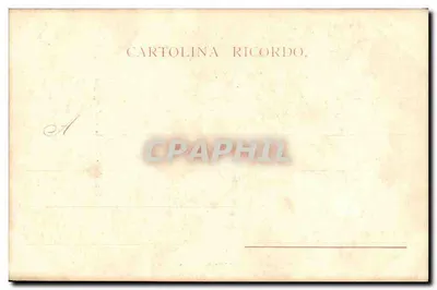 Firenze - Loggia dell'Orgagna — Cartolina Artistica F. Sacco, Firenze — Rewers