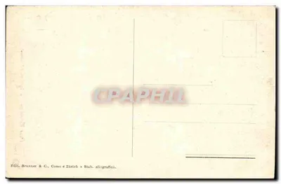 Lago Maggiore - S. Caterina del Sasso — Editora Brunner & C., Como & Zürich — Verso