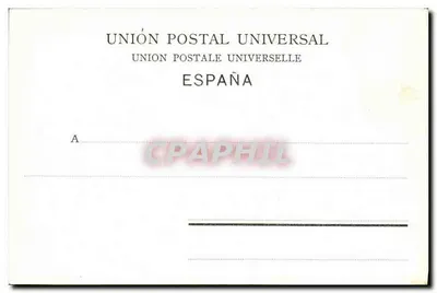 Aranjuez - Salão dos Reis Católicos — P.Z. 10199 — Verso