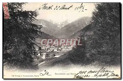 Davos — Vista panorâmica — Verlag J. Tomaszowski, Davos, n° 579