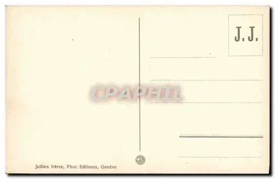 Chegada de uma caravana — Hospício do Grande St Bernard — J.J. 8498 — Verso