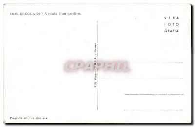 Ércoleano — Widok z kąta — Fili Alinari - Florenca — Rewers