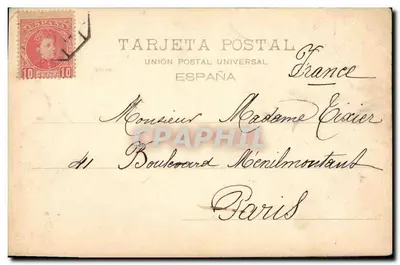 Fuenterrabía - Barrio de la Marina — Haüner & Menet, Madryt, nr 926 — Rewers