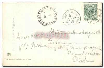 Pisa - O Batistério ou S. Giovanni — Ed. Roncalli, n° 35331 — Verso