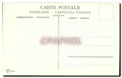 Saas-Fée — Rue principale — editor PON n°14714 — Verso