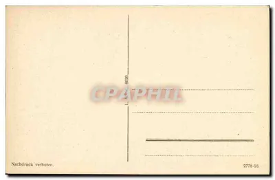 Karlsbad. Zewnętrzna kaskada źródeł — widok kolumnady i krajobrazu górskiego — n° 2778-18 — Rewers