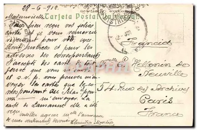 Sevilla - Alcazar — widok wnętrza patio — Casas, seria 10249 — Rewers