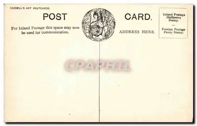 De MiddenToren — Londen — Cassell's Art Postcards n° 107 — Achterkant