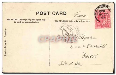 Le quai de l'Embankment — Londres — seria Empire 301 — Rewers