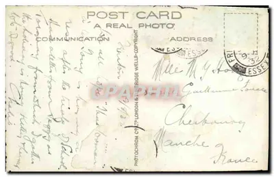 Frinton-on-Sea, A Areia — Photochrom Co. Ltd. n° 66169 — Verso