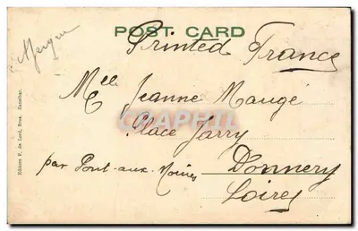 Zanzibar — Drzwi katedry rzymskokatolickiej — wydawca P. de Lord, Zanzibar — Rewers