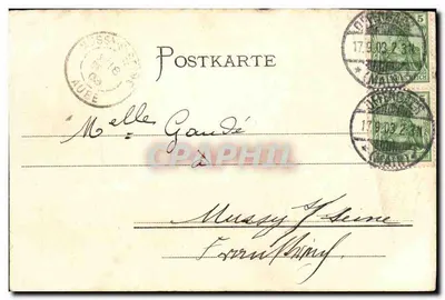 Parte aus den Anlagen — Offenbach a. M. — editor desconhecido, n° 1087 — Verso