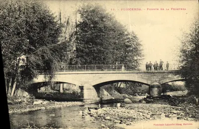 Puigcerda - Ponte de Fronteira — Fototipia Laboncho irmãos, Foulouse