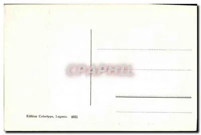 Witaj z ulicy Pessina — Lugano — Wydawnictwo Colorotype, nr 4631 — Rewers