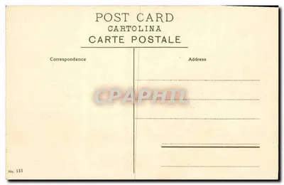 Aden — Camp. The Jail — Cartolina Carte Postale No. 113 — Verso